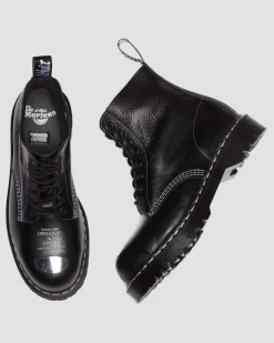 Dr. Martens Boots 1460 Pascal Bex Steel Toe En Cuir à Lacets Noir — Overdrive Fashion