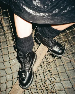 Dr. Martens Boots 1460 Pascal Bex Steel Toe En Cuir à Lacets Noir — Overdrive Fashion