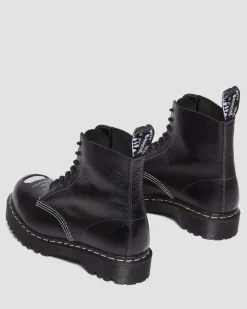 Dr. Martens Boots 1460 Pascal Bex Steel Toe En Cuir à Lacets Noir — Overdrive Fashion