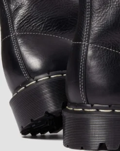 Dr. Martens Boots 1460 Pascal Bex Steel Toe En Cuir à Lacets Noir — Overdrive Fashion