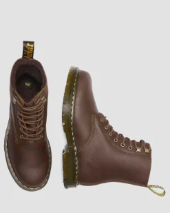 Dr. Martens Boots 1460 Pascal En Cuir Et Fourrure Synthétique CHOCOLATE BROWN — Outlaw Best Sale