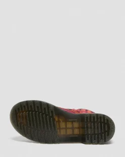 Dr. Martens Boots 1460 Pascal En Cuir Tie-dye à Lacets Violet Best Sale