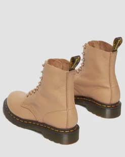 Dr. Martens Boots 1460 Pascal En Cuir Virginia Savannah Tan — Virginia Best
