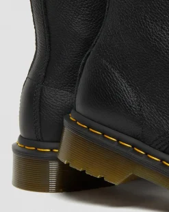 Dr. Martens Boots 1460 Pascal En Cuir Virginia Noir — Virginia Hot