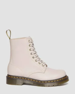 Dr. Martens Boots 1460 Pascal En Cuir Virginia VINTAGE TAUPE — Virginia Cheap