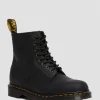 Dr. Martens Boots 1460 Pascal En Cuir Waxed Full Grain à Lacets Noir — Waxed Full Grain Shop