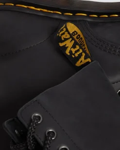 Dr. Martens Boots 1460 Pascal En Cuir Waxed Full Grain à Lacets Noir — Waxed Full Grain Shop