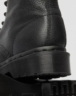 Dr. Martens Boots 1460 Pascal Mono à Lacets Noir — Virginia Best