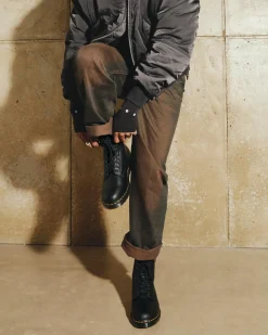 Dr. Martens Boots 1460 Pascal WarmWair En Cuir Valor WP Noir — Valor Wp New