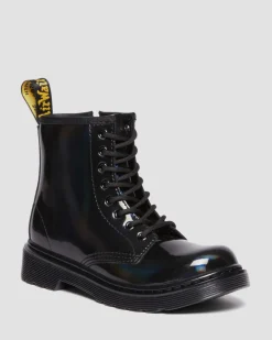 Dr. Martens Boots 1460 Rainbow En Cuir à Lacets Junior Noir — Rainbow Patent Shop