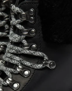 Dr. Martens Boots 1460 Serena à Col Doublées De Fourrure Synthétique Noir — Streeter+Milo Fur Flash Sale