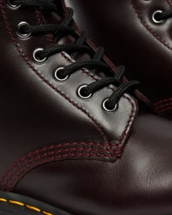 Dr. Martens Boots 1460 Serena Doublées De Fourrure Synthétique Rouge Oxblood — Atlas Flash Sale