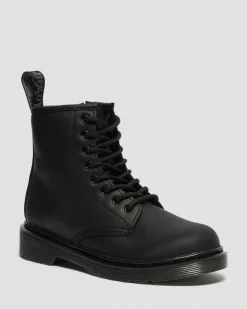 Dr. Martens Boots 1460 Serena En Cuir Fourrées Junior Noir — Republic Waterproof Best