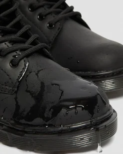 Dr. Martens Boots 1460 Serena En Cuir Fourrées Junior Noir — Republic Waterproof Best