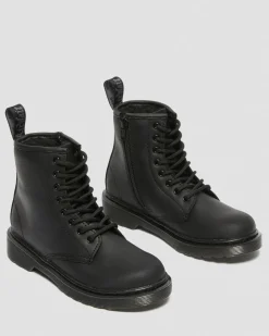 Dr. Martens Boots 1460 Serena En Cuir Fourrées Junior Noir — Republic Waterproof Best