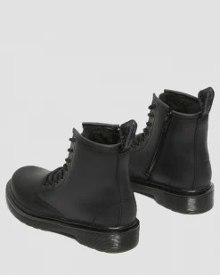 Dr. Martens Boots 1460 Serena En Cuir Fourrées Junior Noir — Republic Waterproof Best
