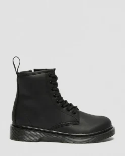 Dr. Martens Boots 1460 Serena En Cuir Fourrées Junior Noir — Republic Waterproof Best