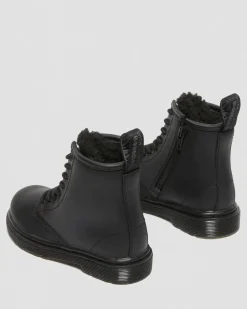 Dr. Martens Boots 1460 Serena En Cuir Fourrées Pour Tout-petit Noir — Republic Waterproof Flash Sale