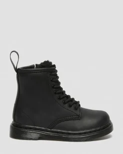 Dr. Martens Boots 1460 Serena En Cuir Fourrées Pour Tout-petit Noir — Republic Waterproof Flash Sale