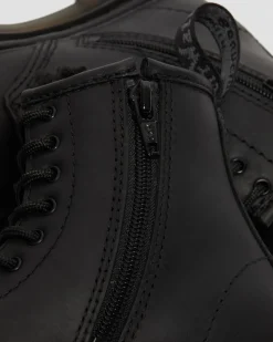 Dr. Martens Boots 1460 Serena En Cuir Fourrées Pour Tout-petit Noir — Republic Waterproof Flash Sale