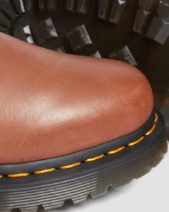 Dr. Martens Boots 1460 Serena En Cuir Fourrées à Lacets Camel — Farrier Cheap