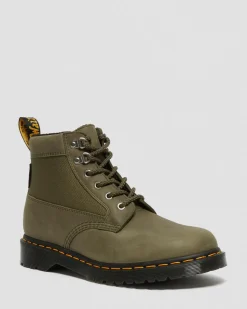 Dr. Martens Boots 101 Streeter En Cuir Olive — Streeter+Extra Tough 50/50 Best Sale