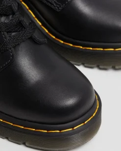 Dr. Martens Boots à Talons Jesy En Cuir Sendal Noir — Sendal New