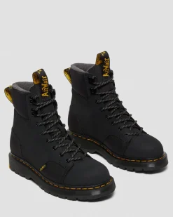 Dr. Martens Boots 1460 Trinity Imperméables Et Antidérapantes Noir — Milled Nubuck Wp Discount