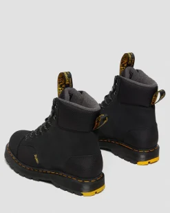 Dr. Martens Boots 1460 Trinity Imperméables Et Antidérapantes Noir — Milled Nubuck Wp Discount