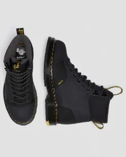 Dr. Martens Boots 1460 Trinity Imperméables Et Antidérapantes Noir — Milled Nubuck Wp Discount
