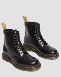 Dr. Martens Boots 1460 Vegan Borg Doublées à Lacets Noir — Norfolk Vegan Outlet