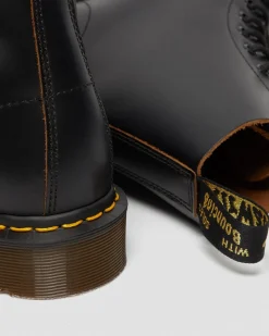 Dr. Martens Boots 1460 Vintage En Cuir Quilon Noir — Quilon Discount