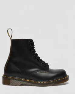 Dr. Martens Boots 1460 Vintage En Cuir Quilon Noir — Quilon Discount