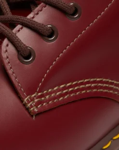 Dr. Martens Boots 1460 Vintage En Cuir Quilon Rouge — Quilon Sale