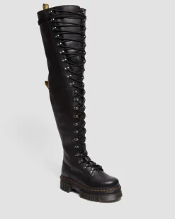 Dr. Martens Boots Audrick 22i XTRM En Cuir à Lacets Noir — Nappa Lux Cheap