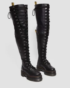 Dr. Martens Boots Audrick 22i XTRM En Cuir à Lacets Noir — Nappa Lux Cheap