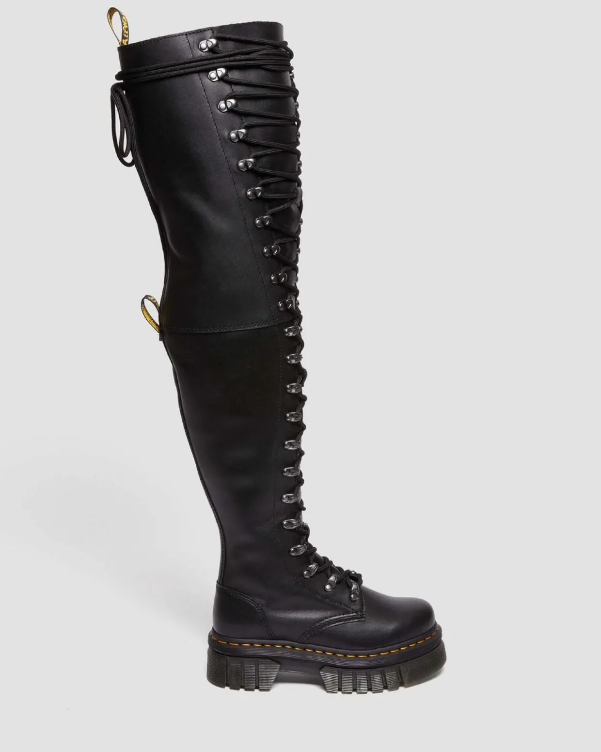 Dr. Martens Boots Audrick 22i XTRM En Cuir à Lacets Noir — Nappa Lux Cheap