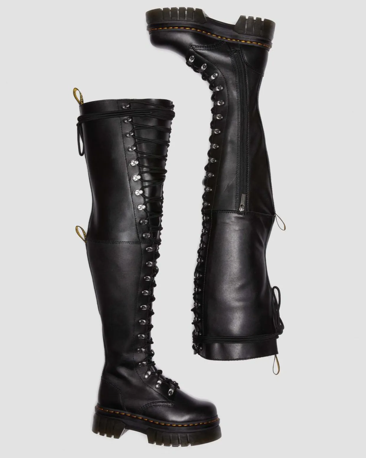 Dr. Martens Boots Audrick 22i XTRM En Cuir à Lacets Noir — Nappa Lux Cheap