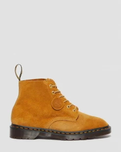 Dr. Martens Boots Basses 101 En Daim Camel — Desert Oasis Suede Store