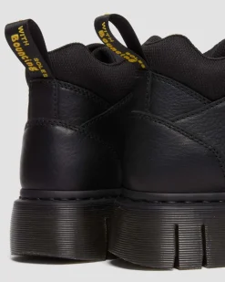 Dr. Martens Boots Basses Woodard En Cuir à Lacets Noir — Grizzly Discount