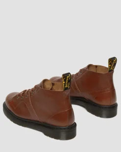 Dr. Martens Boots Church Monkey En Cuir Buckingham Urban Brown — Buckingham Clearance