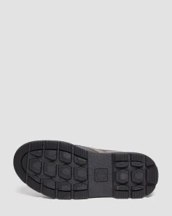 Dr. Martens Boots Combs Tech II Doublées De Polaire NICKEL GREY — Buffbuck Two Tone Nylon Online