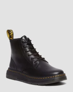 Dr. Martens Boots Crewson Chukka En Cuir à Lacets BLACK Outlet