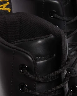 Dr. Martens Boots Crewson En Cuir à Lacets BLACK Fashion