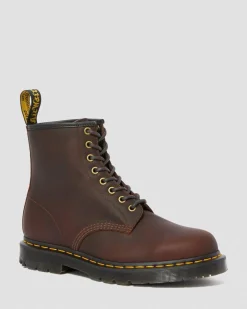 Dr. Martens Boots 1460DM's Wintergrip En Cuir Cocoa — Snowplow Cheap