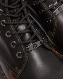 Dr. Martens Boots Jadon Mad Max En Cuir Dark Taupe — Orleans Cheap