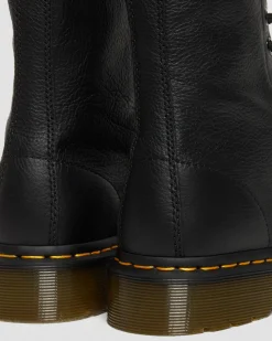 Dr. Martens Boots Montantes 1490 En Cuir Virginia Noir — Virginia Best Sale