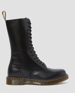Dr. Martens Boots Montantes 1914 En Cuir Smooth à Lacets Noir — Smooth Leather Flash Sale