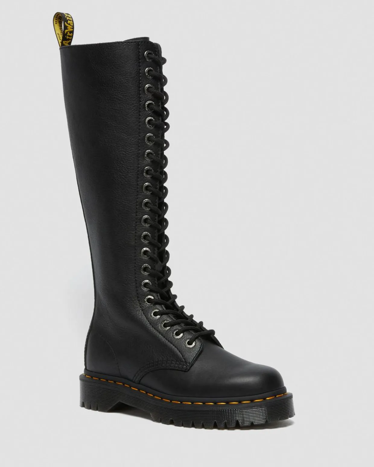 Dr. Martens Boots Montantes 1B60 Bex En Cuir Pisa Noir — Pisa Shop