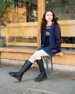 Dr. Martens Boots Montantes 1B60 Bex En Cuir Pisa Noir — Pisa Shop